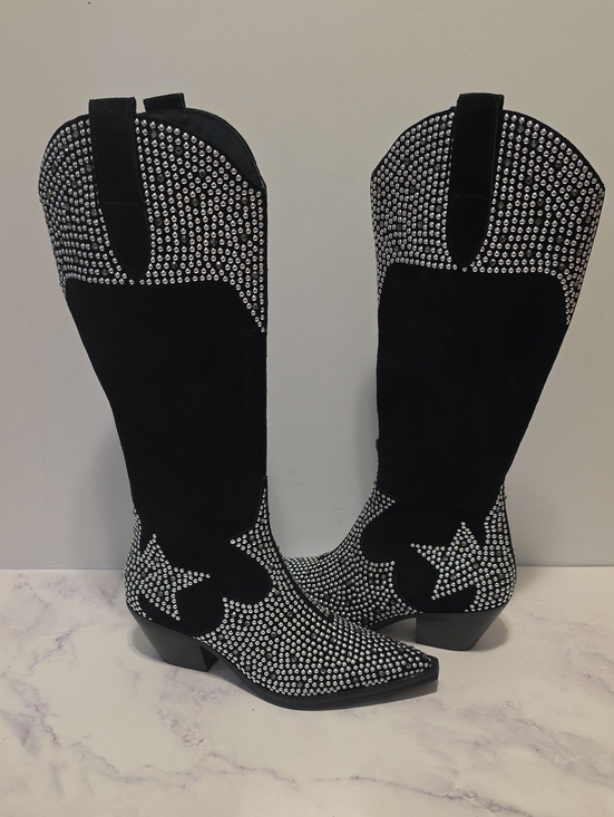 Matisse Shoes - Matisse Dumplin  Black and Silver Women's Cowboy Boots Brand New